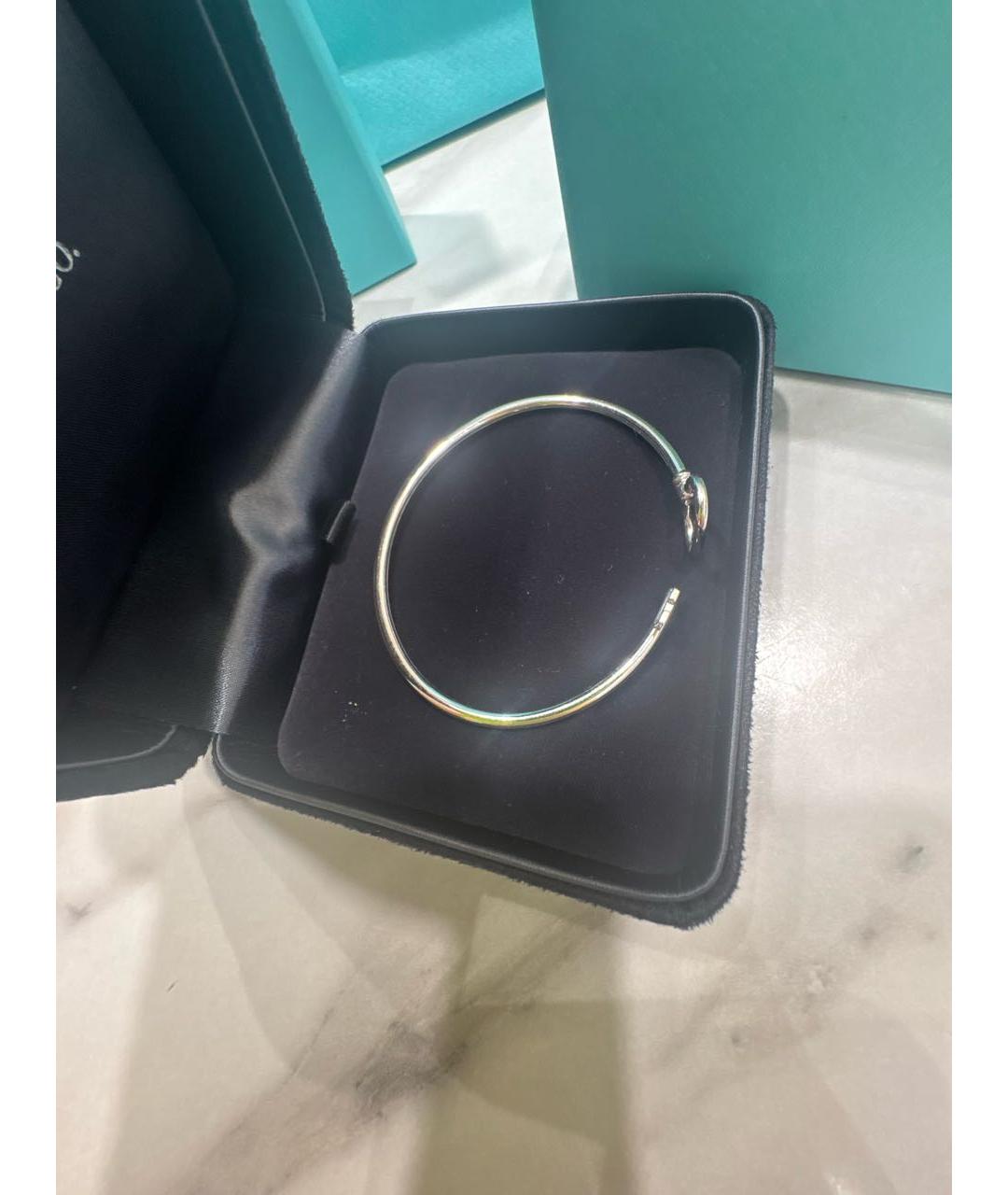 TIFFANY&CO Серебрянный браслет из белого золота, фото 2
