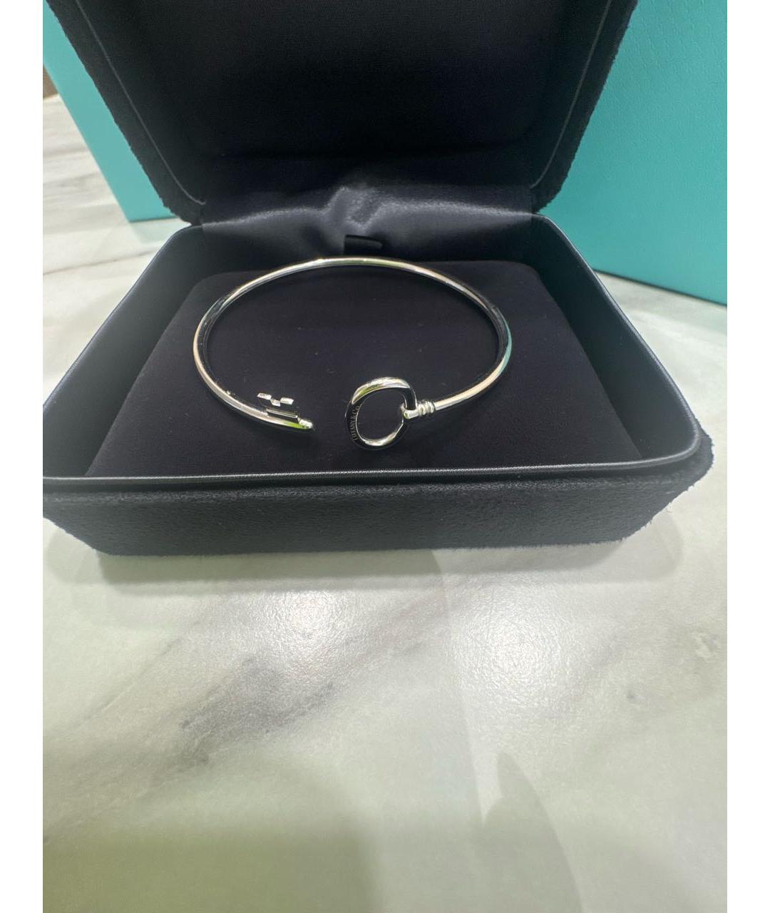 TIFFANY&CO Серебрянный браслет из белого золота, фото 5