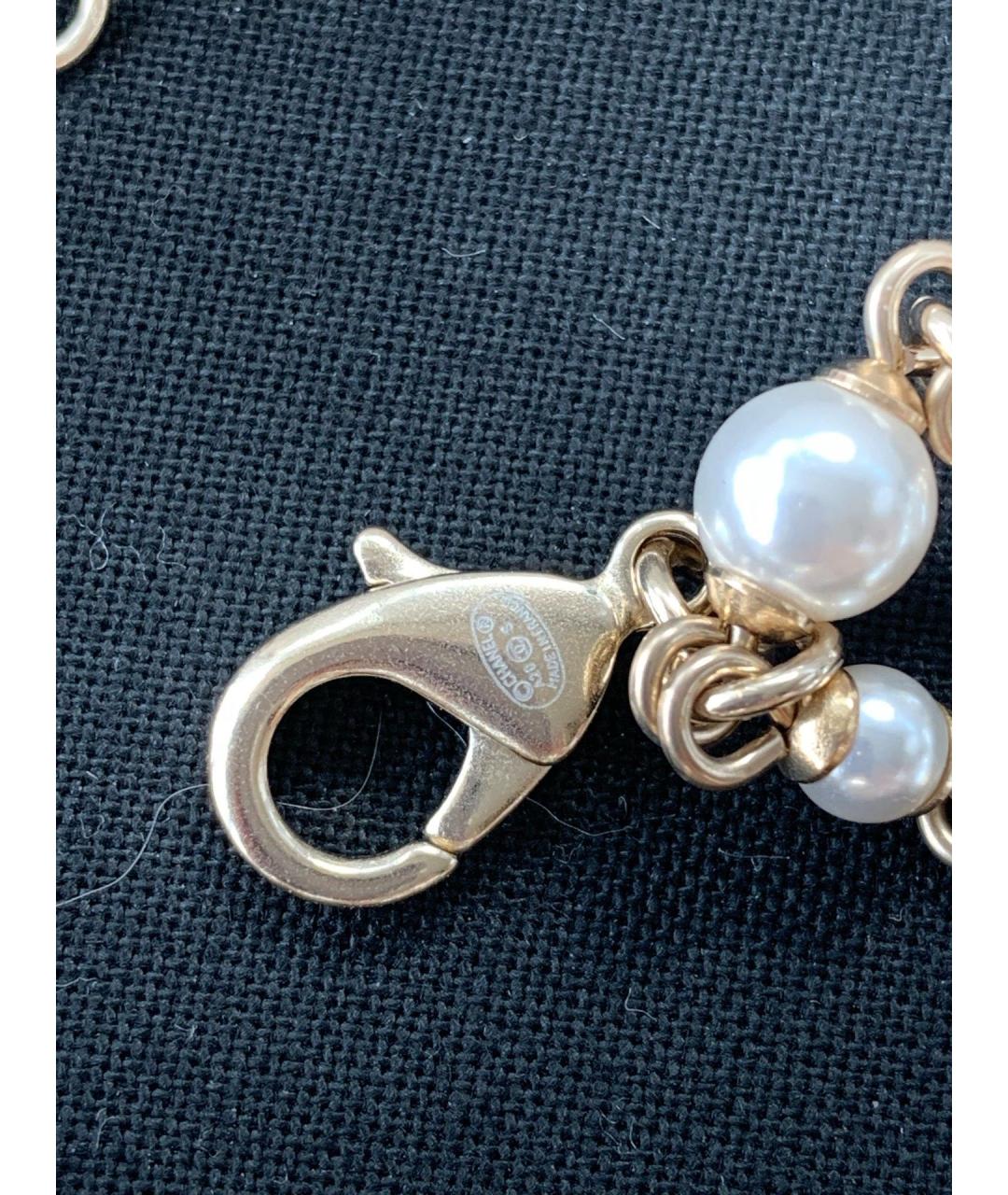 CHANEL Золотое металлическое колье, фото 5