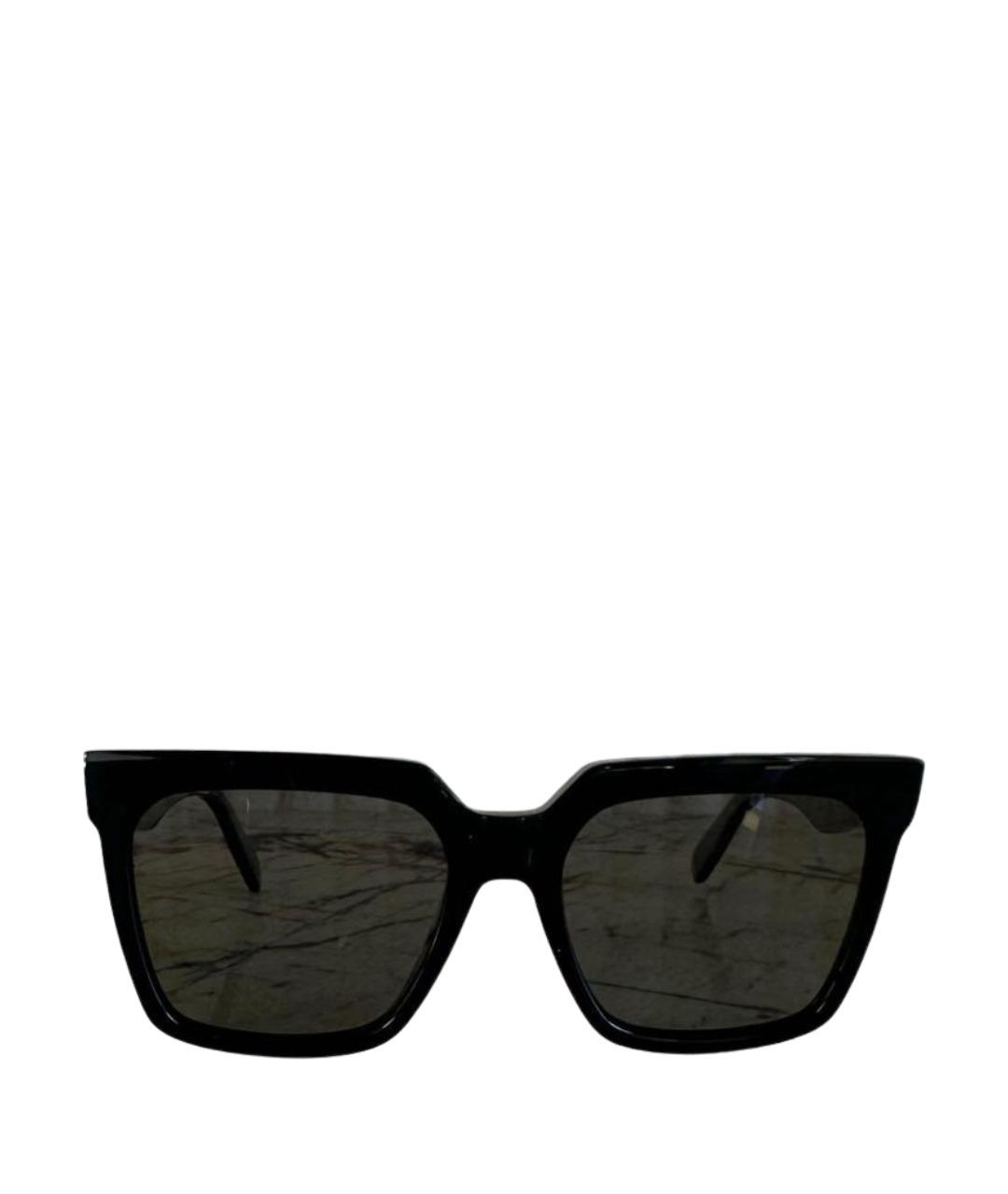 CELINE Черные пластиковые солнцезащитные очки, фото 1