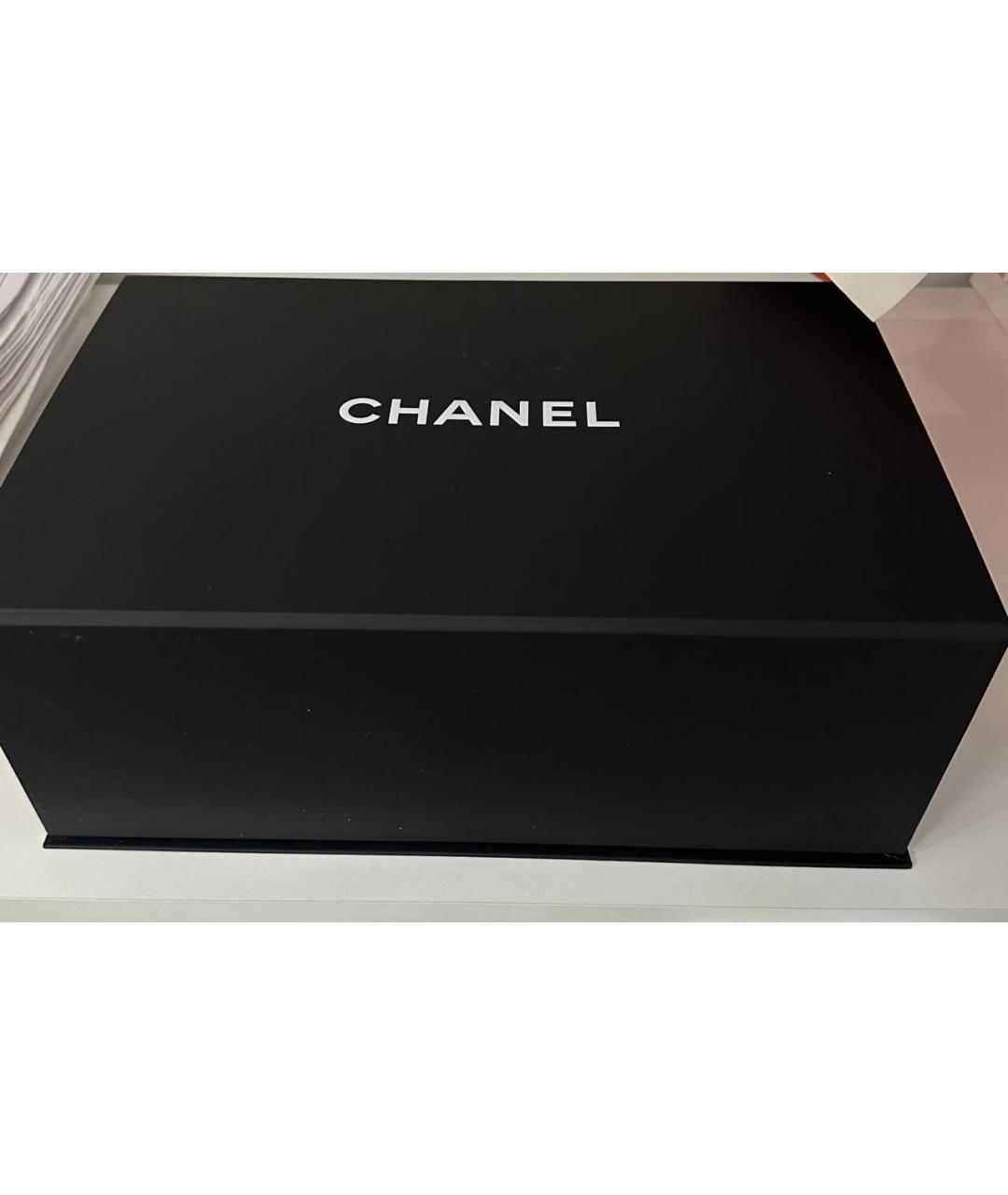 CHANEL Черная кожаная сумка через плечо, фото 5