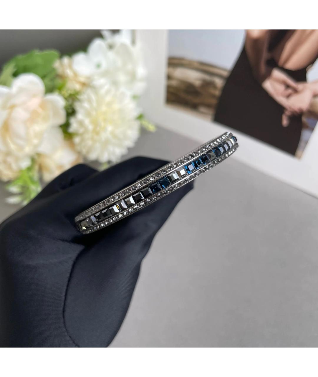 CHANEL Серебрянный металлический браслет, фото 3