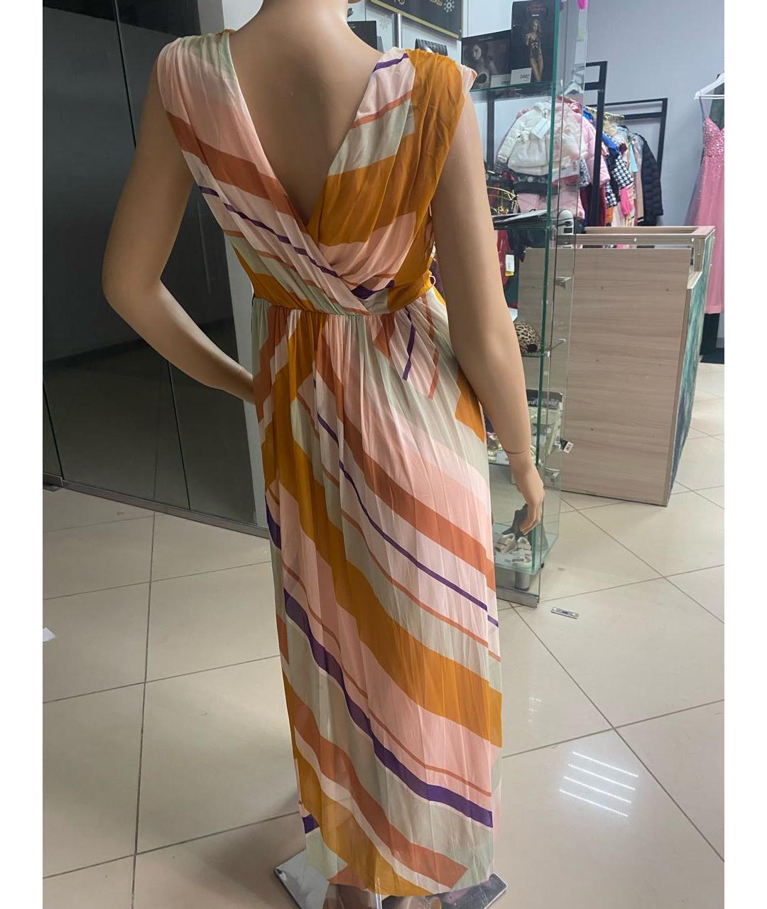 MAX MARA Горчичный полиамидовый сарафан, фото 2