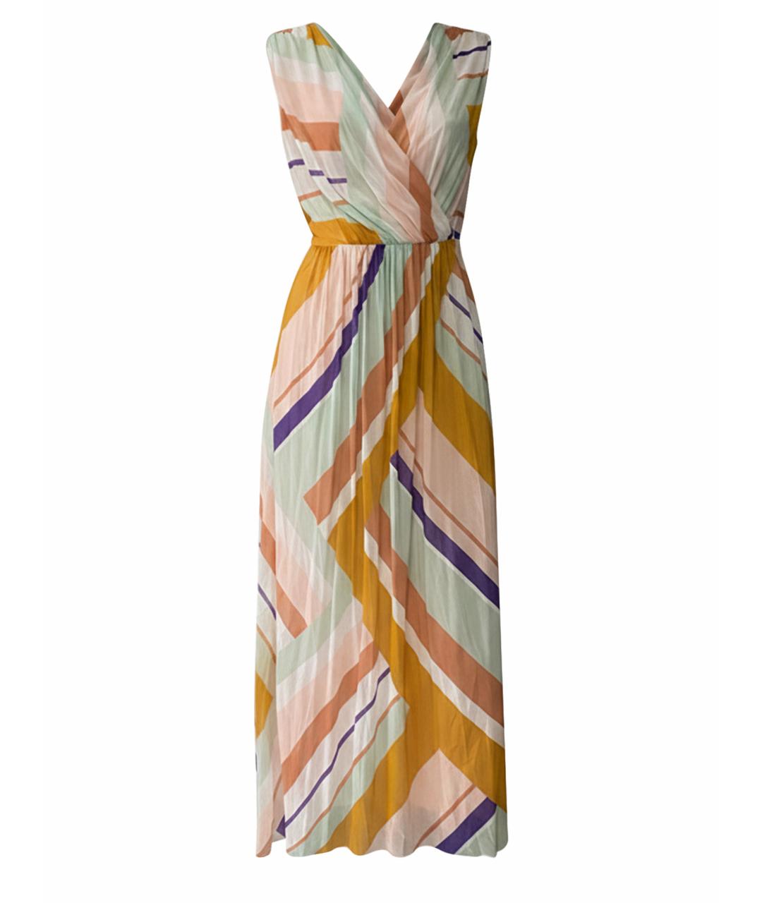 MAX MARA Горчичный полиамидовый сарафан, фото 1