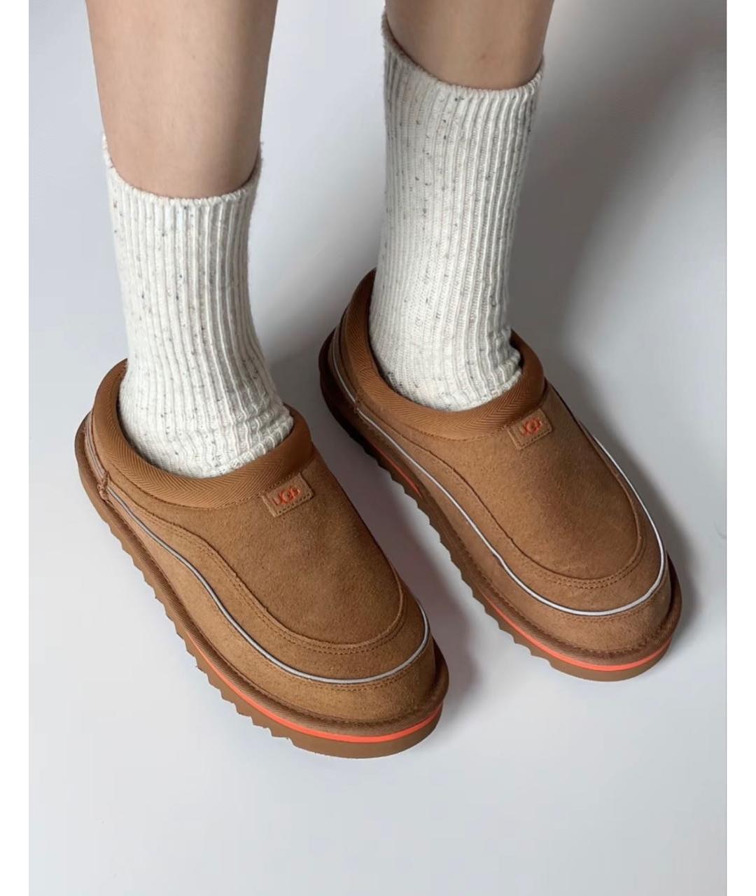 UGG AUSTRALIA Коричневые замшевые ботинки, фото 7