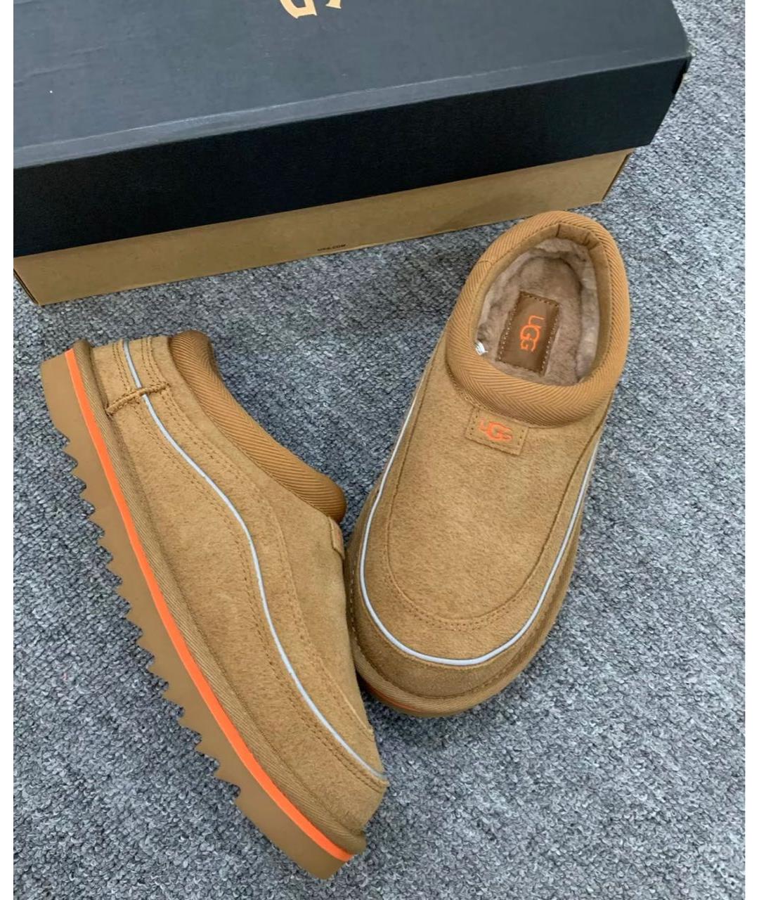 UGG AUSTRALIA Коричневые замшевые ботинки, фото 2