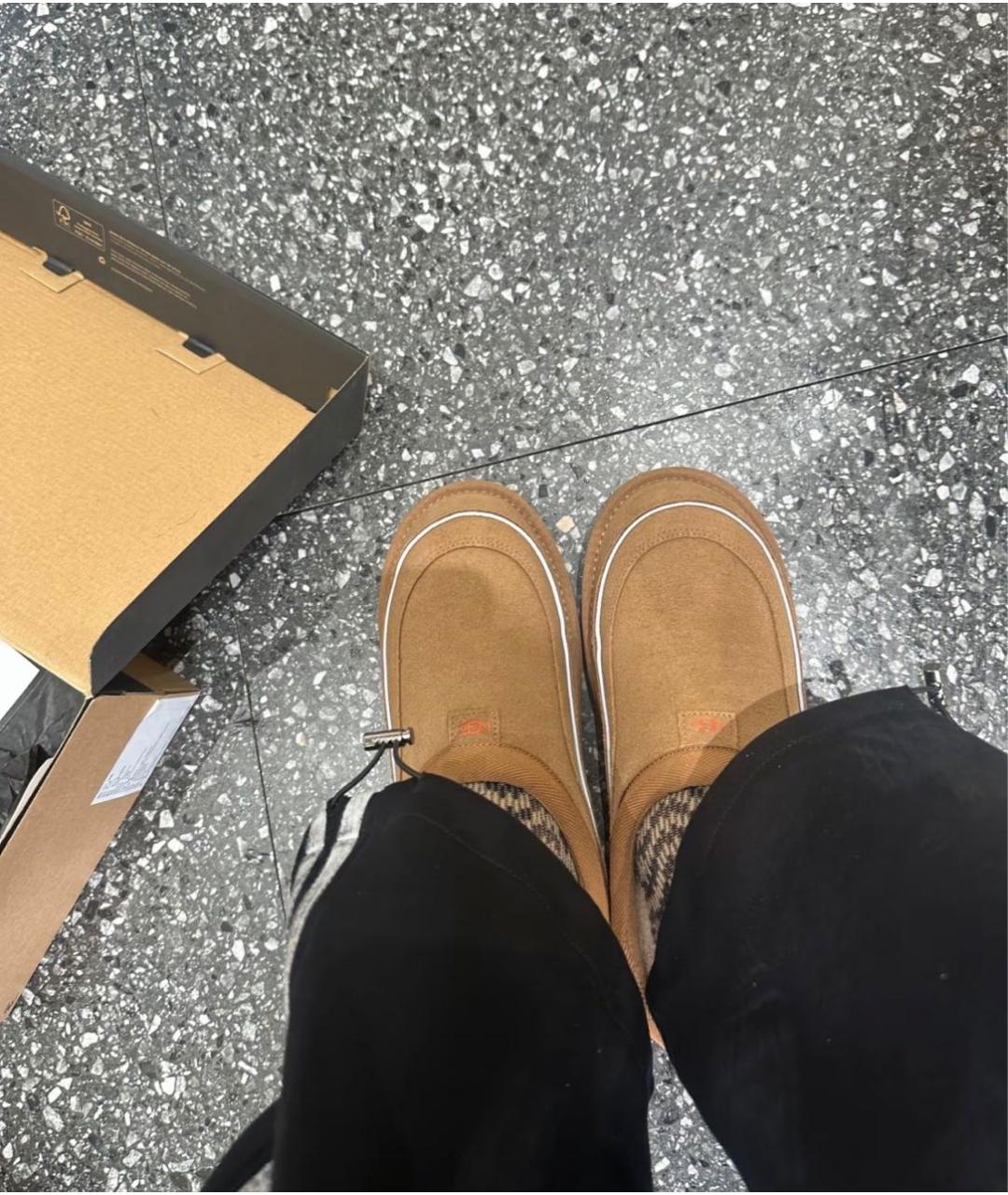 UGG AUSTRALIA Коричневые замшевые ботинки, фото 6