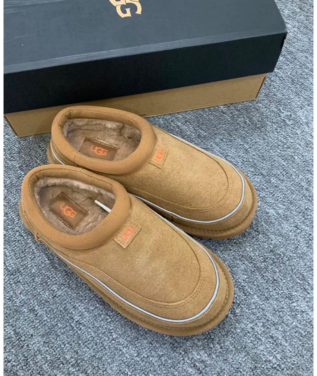 UGG AUSTRALIA Коричневые замшевые ботинки, фото 3