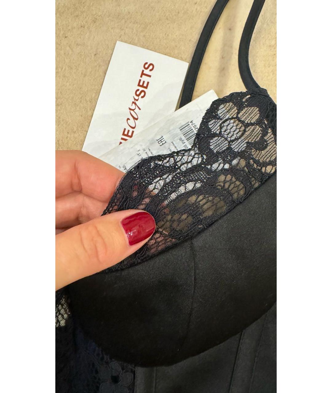 ROZIECORSETS Черный полиэстеровый корсет, фото 5