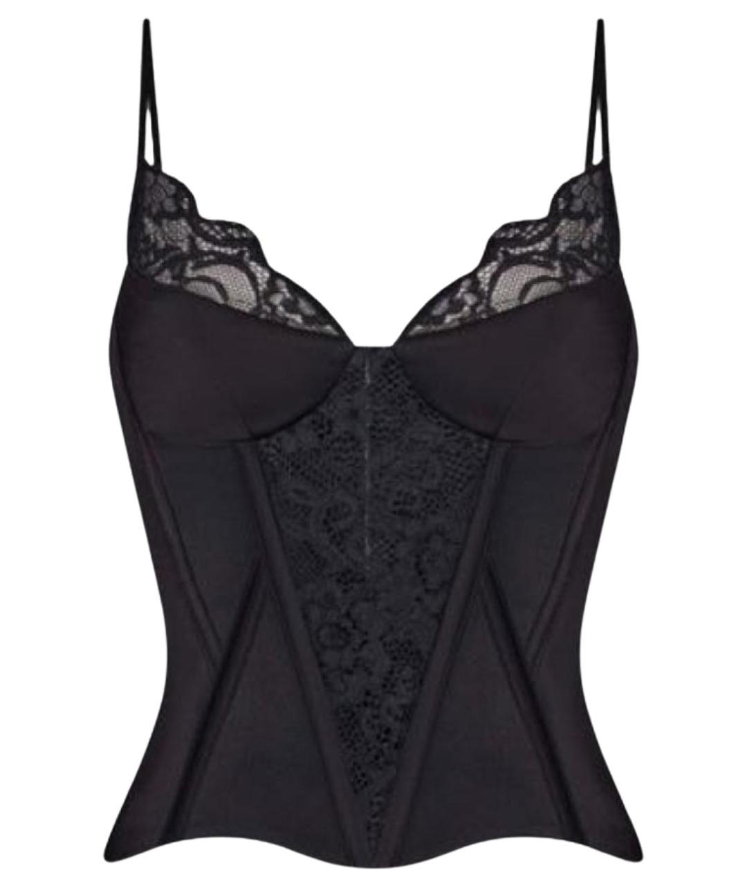 ROZIECORSETS Черный полиэстеровый корсет, фото 1