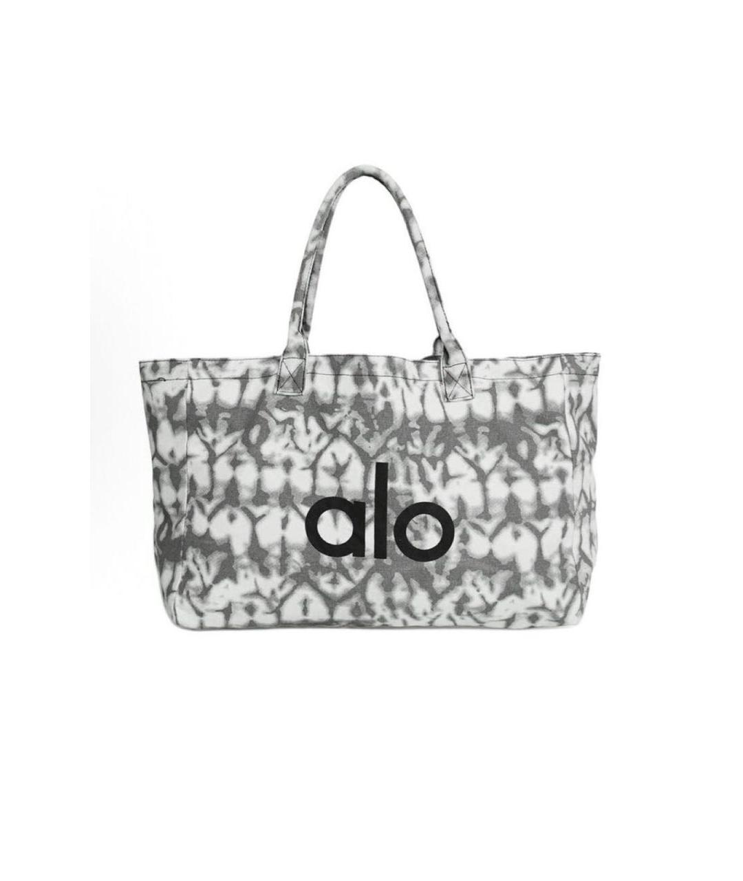 ALO YOGA Серая тканевая сумка тоут, фото 1