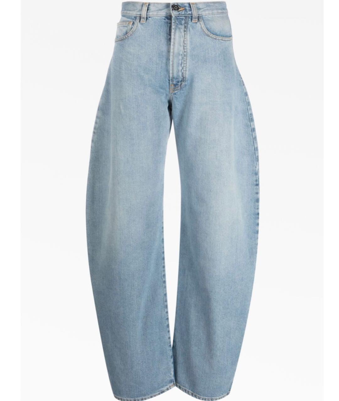 ALAIA Голубые прямые джинсы, фото 9