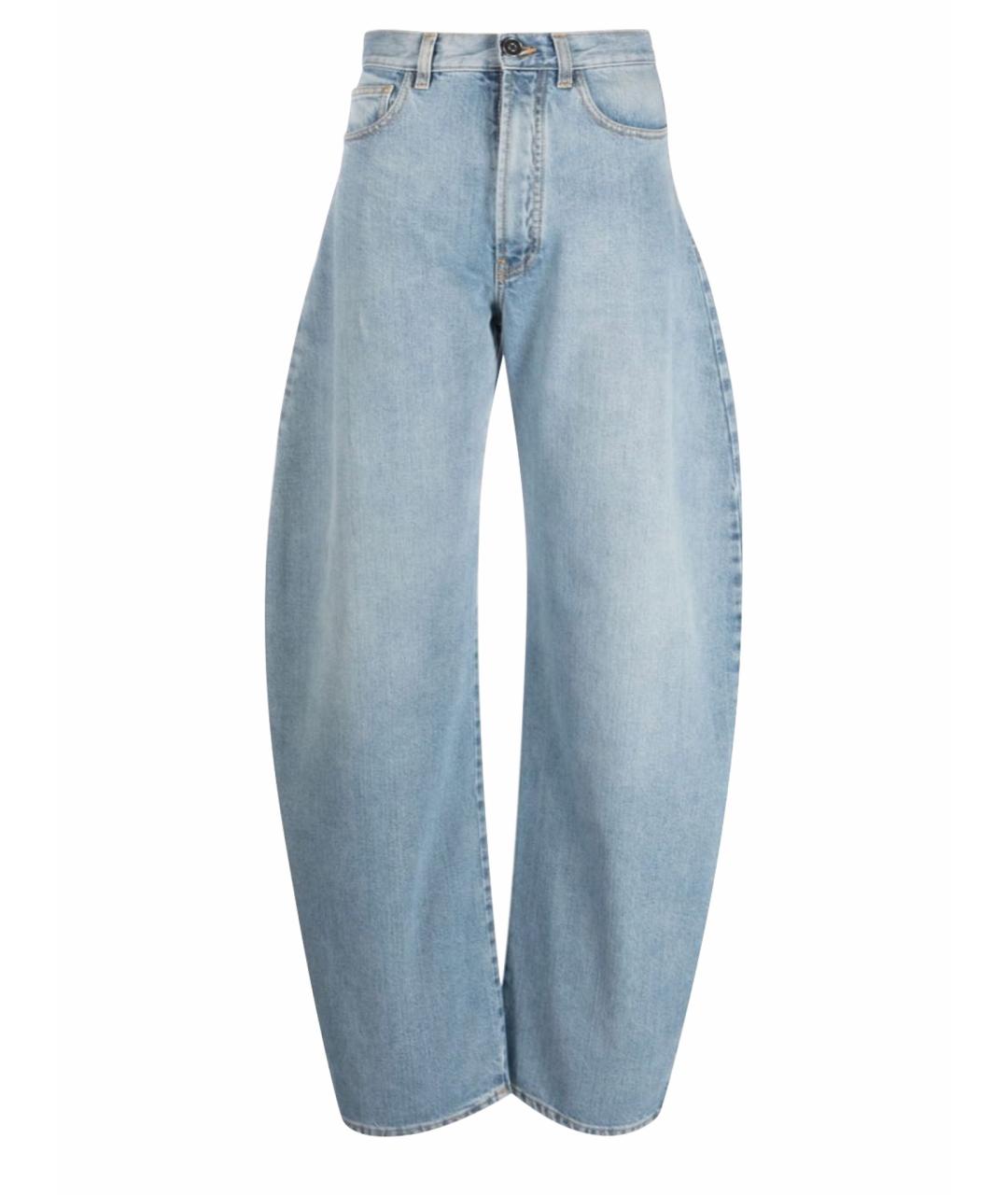 ALAIA Голубые прямые джинсы, фото 1