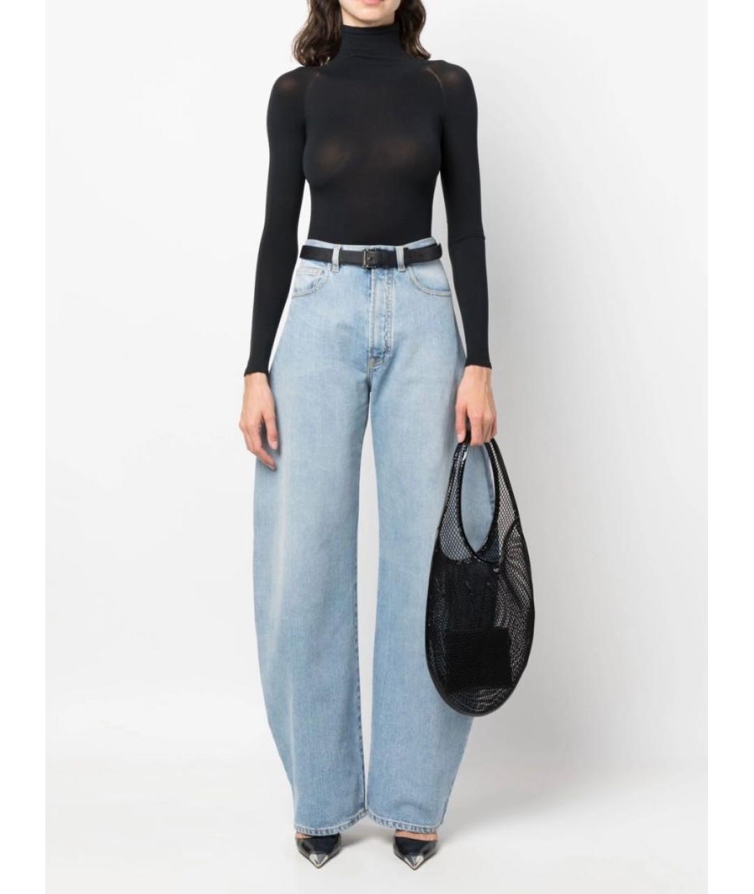 ALAIA Голубые прямые джинсы, фото 4