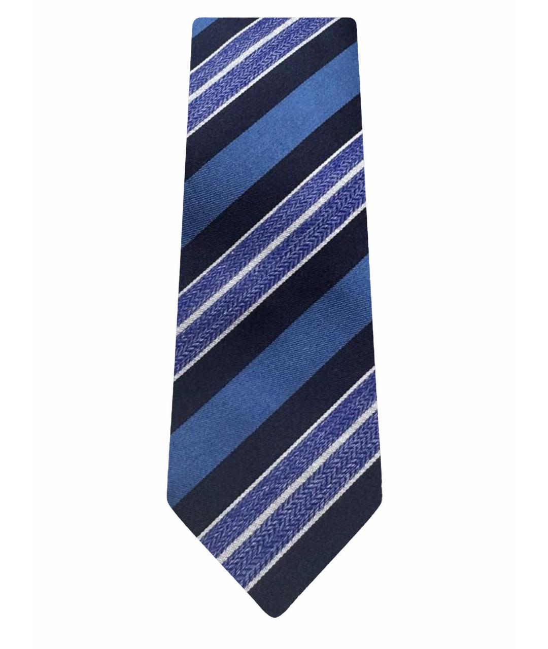 BRIONI Синий шелковый галстук, фото 1