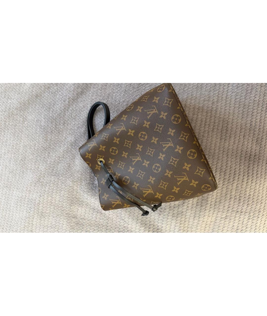 LOUIS VUITTON Коричневая сумка через плечо, фото 3