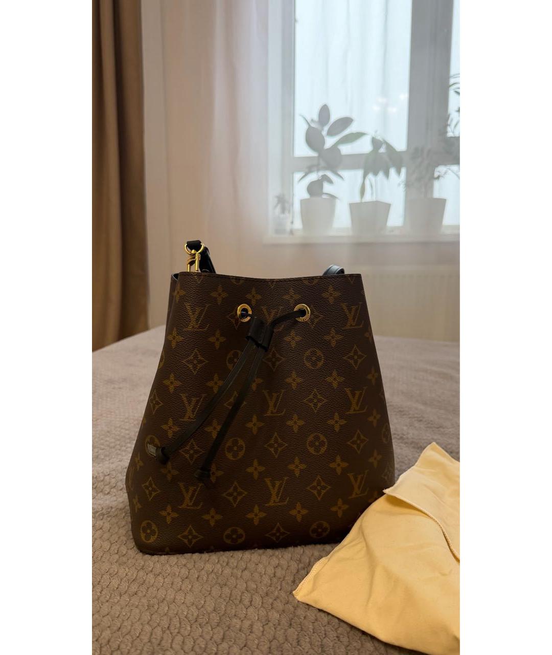 LOUIS VUITTON Коричневая сумка через плечо, фото 2