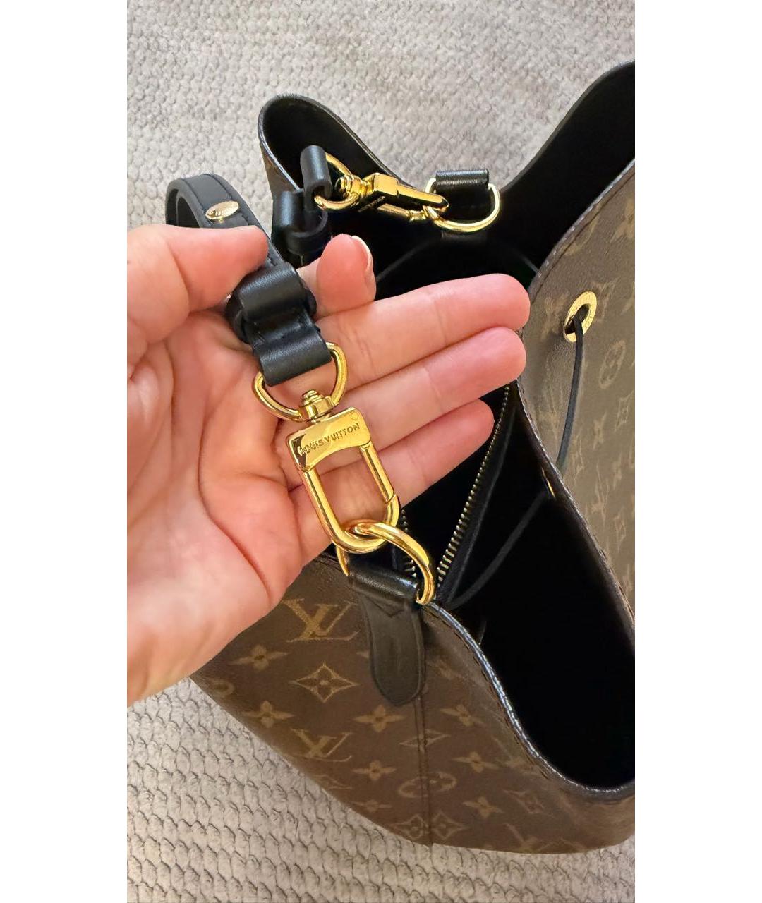 LOUIS VUITTON Коричневая сумка через плечо, фото 8