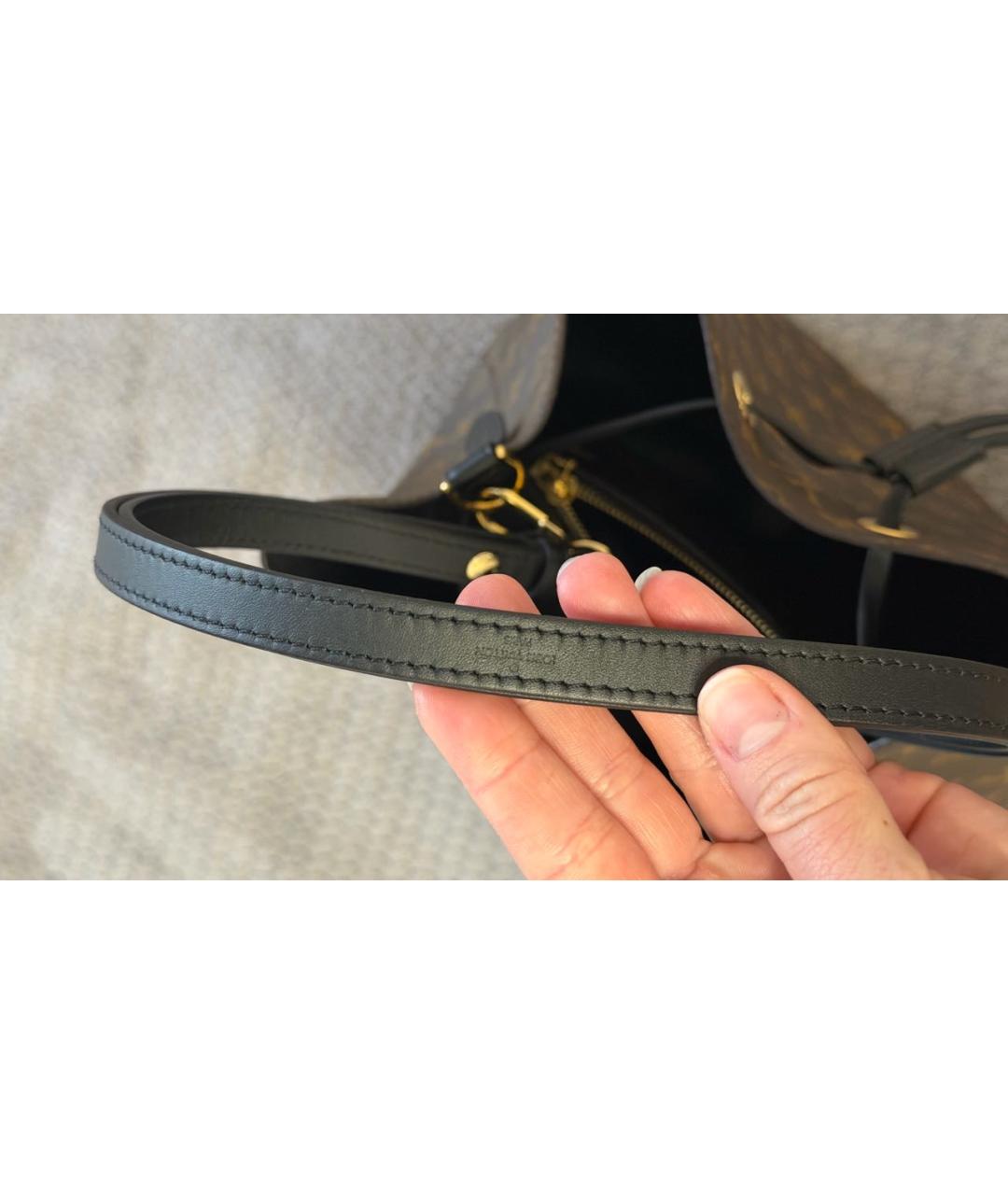 LOUIS VUITTON Коричневая сумка через плечо, фото 6