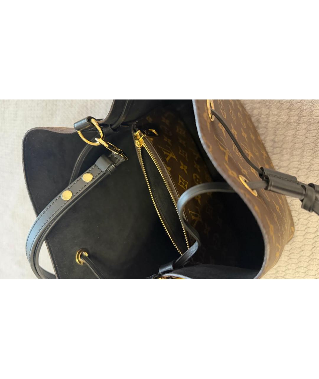 LOUIS VUITTON Коричневая сумка через плечо, фото 7