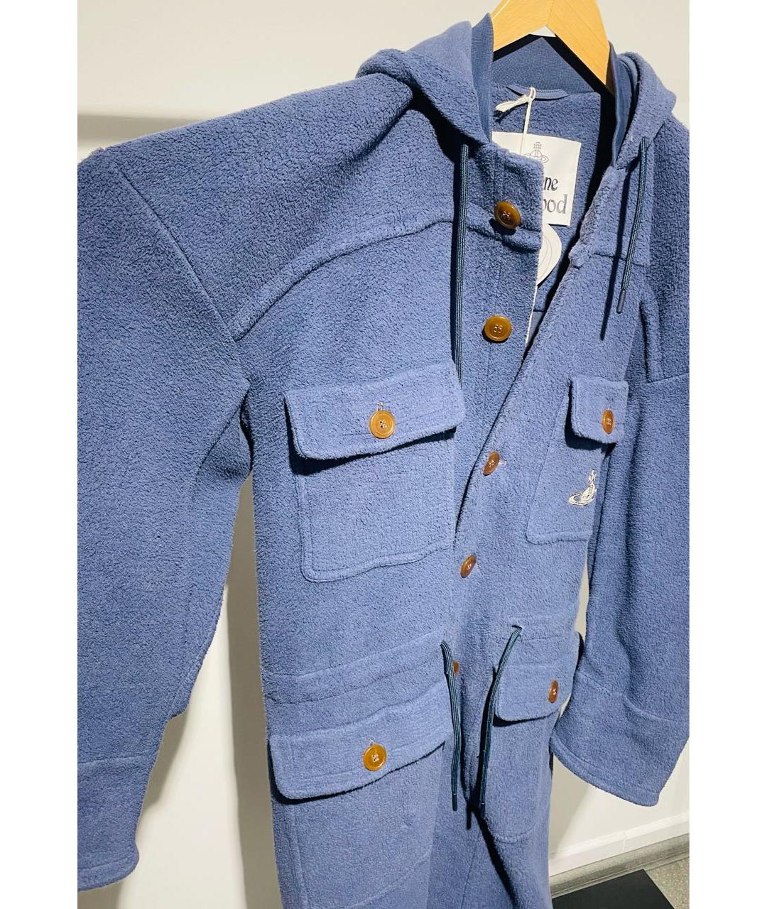 VIVIENNE WESTWOOD Синее пальто, фото 6