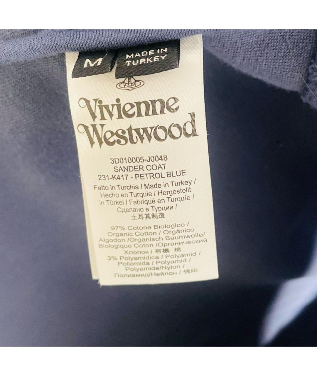 VIVIENNE WESTWOOD Синее пальто, фото 5