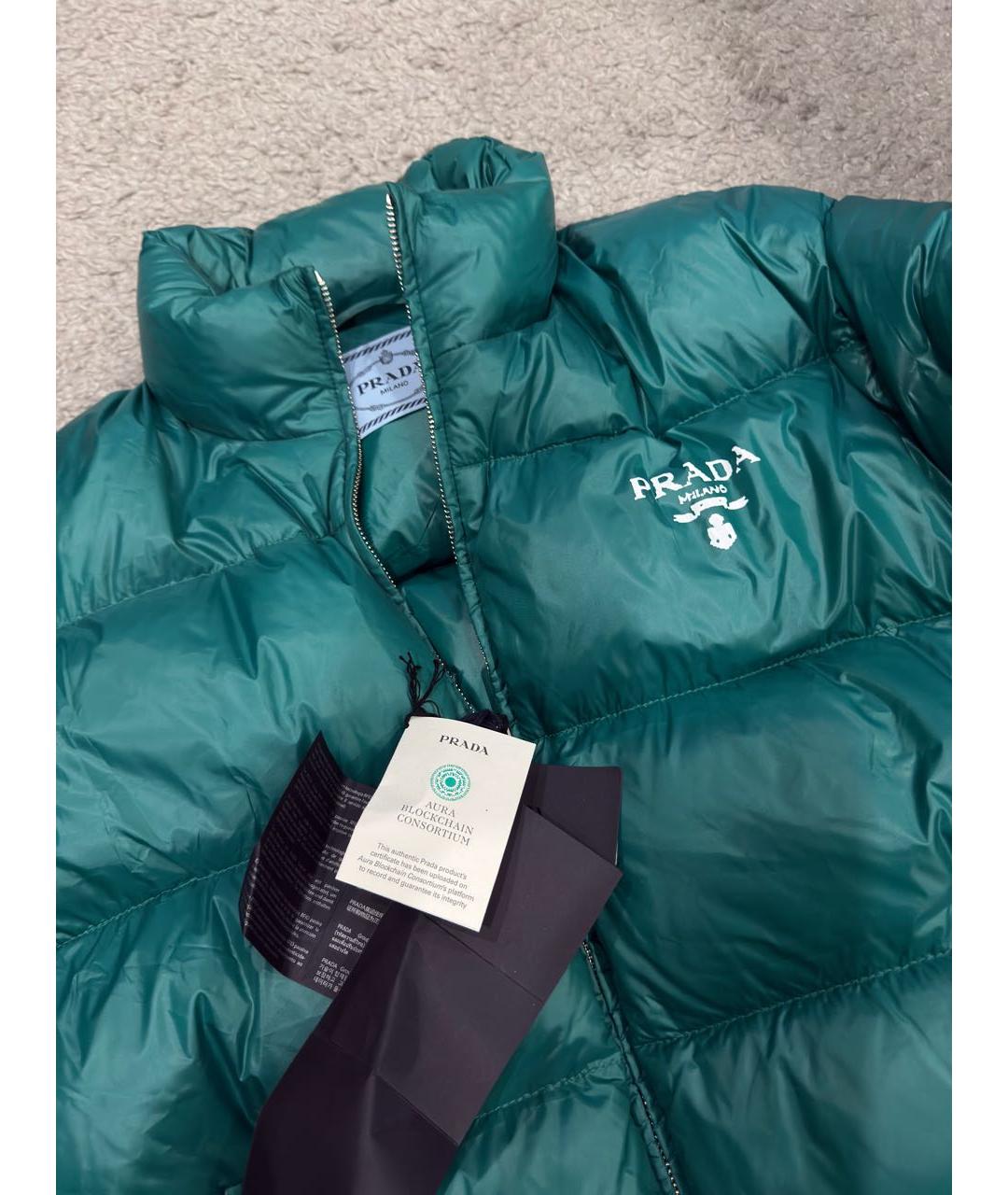 PRADA Зеленая куртка, фото 3