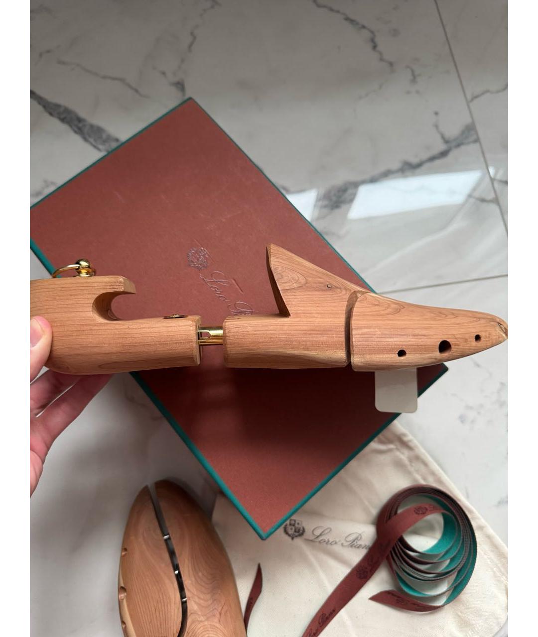 LORO PIANA Бежевые туфли, фото 6