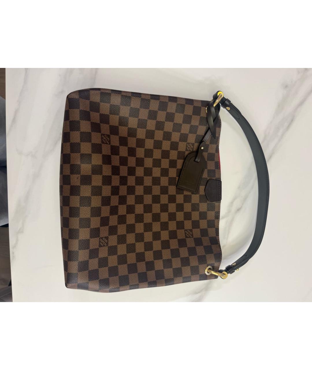 LOUIS VUITTON Коричневая сумка тоут, фото 3