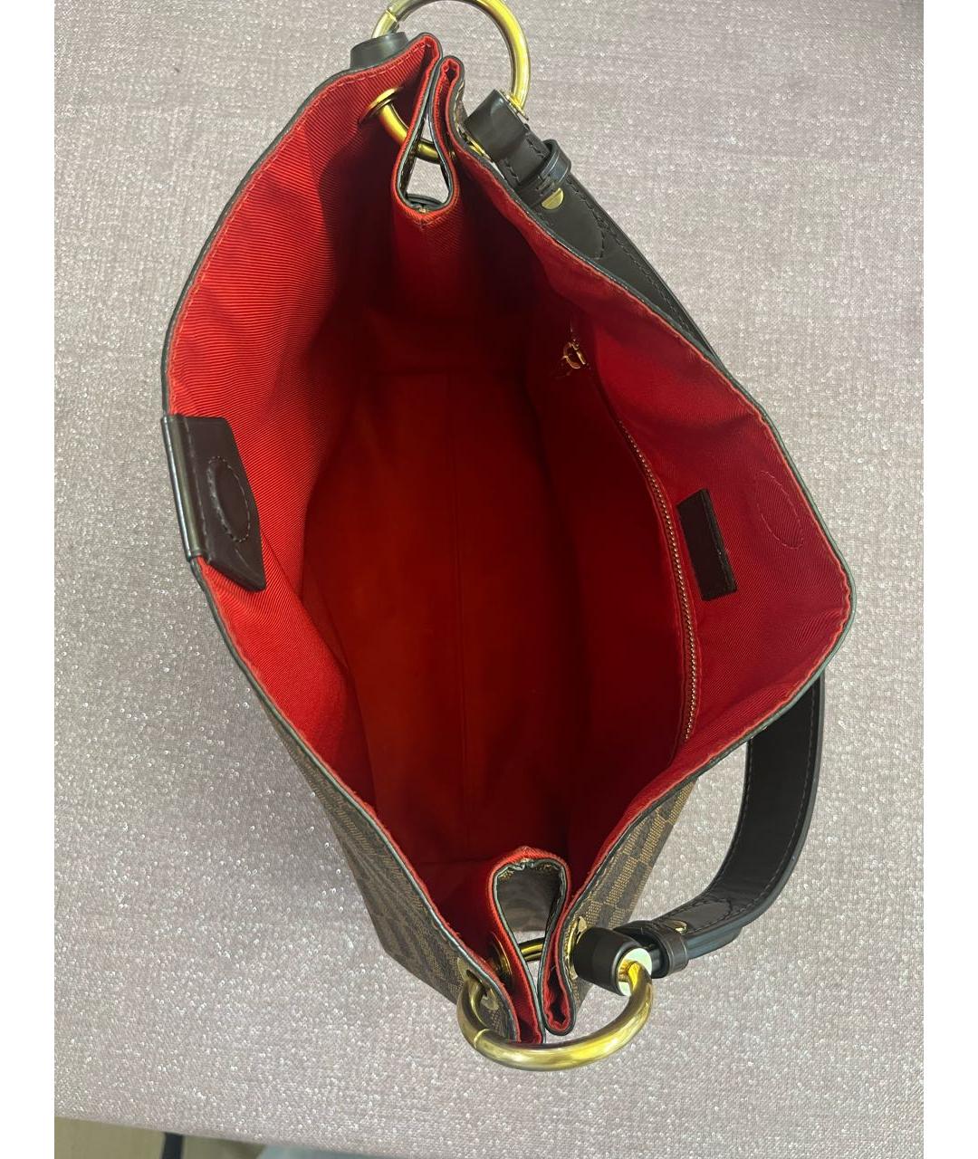 LOUIS VUITTON Коричневая сумка тоут, фото 4