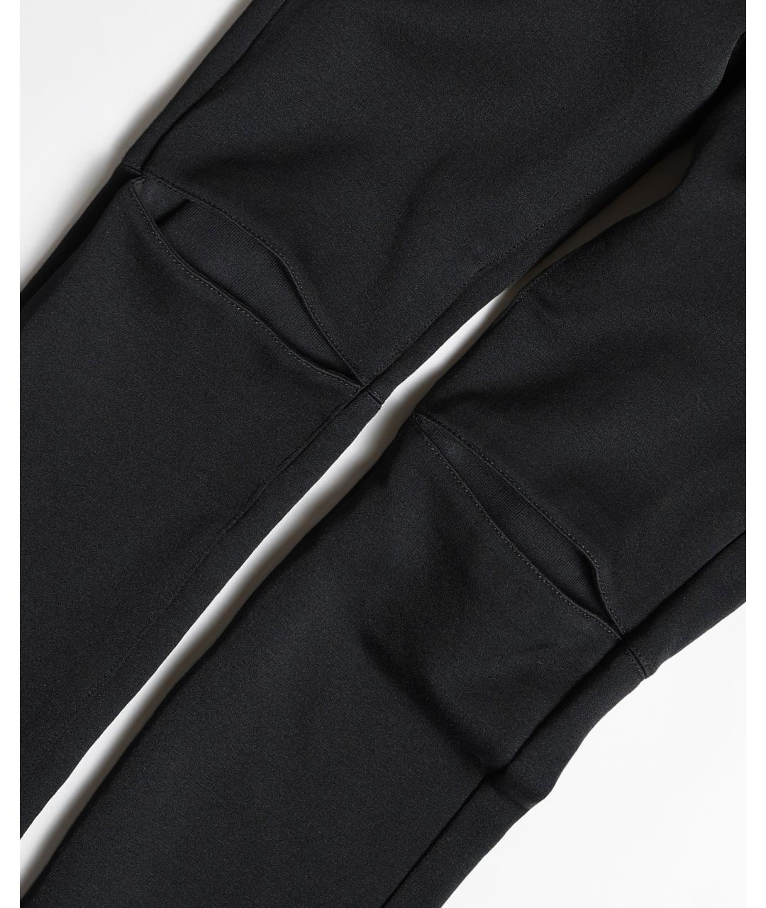 LOUIS VUITTON Черные хлопковые прямые брюки, фото 7