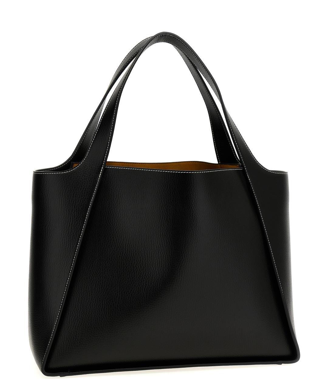 STELLA MCCARTNEY Черная синтетическая сумка тоут, фото 2