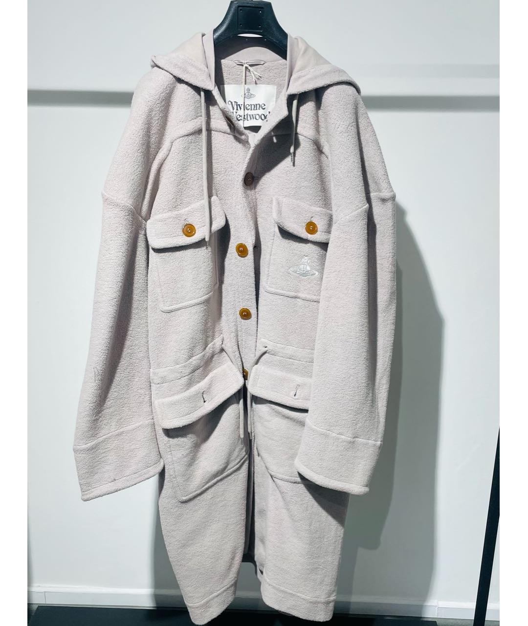 VIVIENNE WESTWOOD Бежевое пальто, фото 9