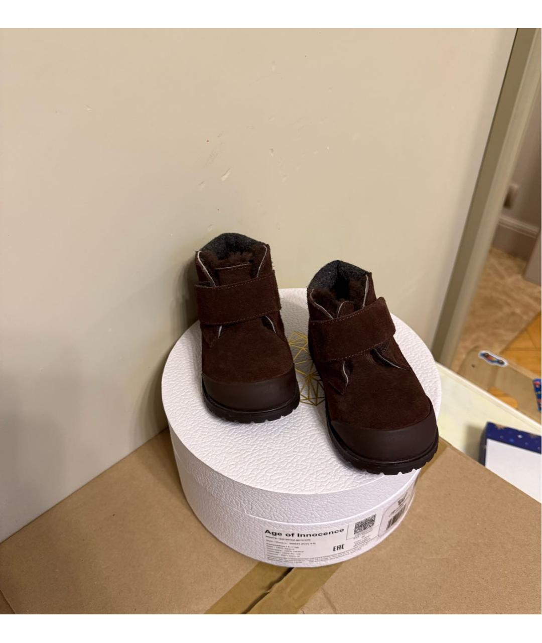 Age Of Innocence Бордовые замшевые ботинки, фото 7
