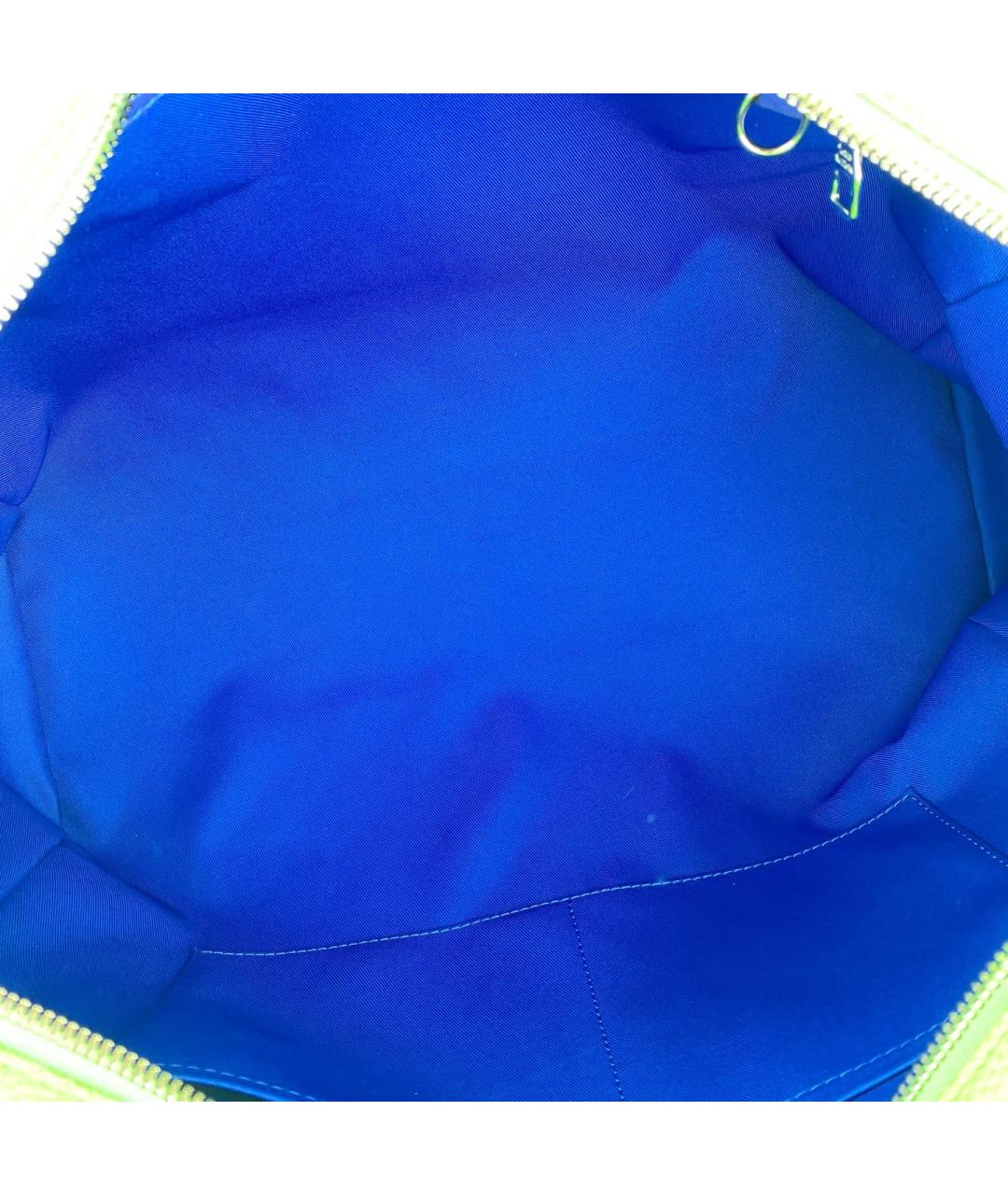 LOUIS VUITTON Зеленая дорожная/спортивная сумка из искусственной кожи, фото 8