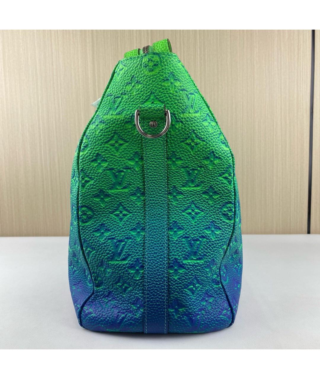 LOUIS VUITTON Зеленая дорожная/спортивная сумка из искусственной кожи, фото 2