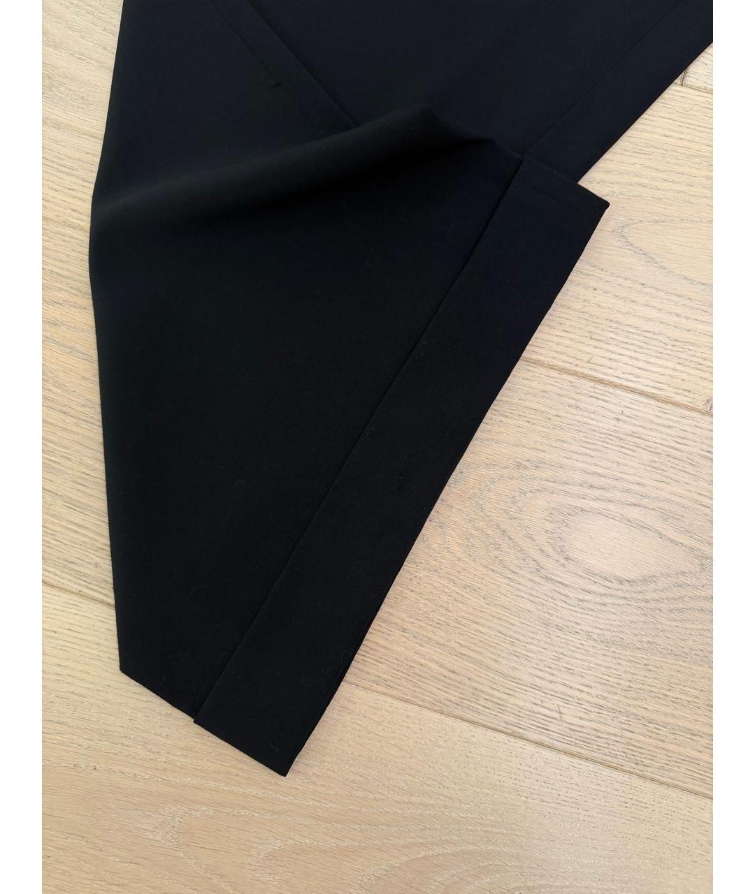 JEAN PAUL GAULTIER Черные шерстяные повседневные брюки, фото 3