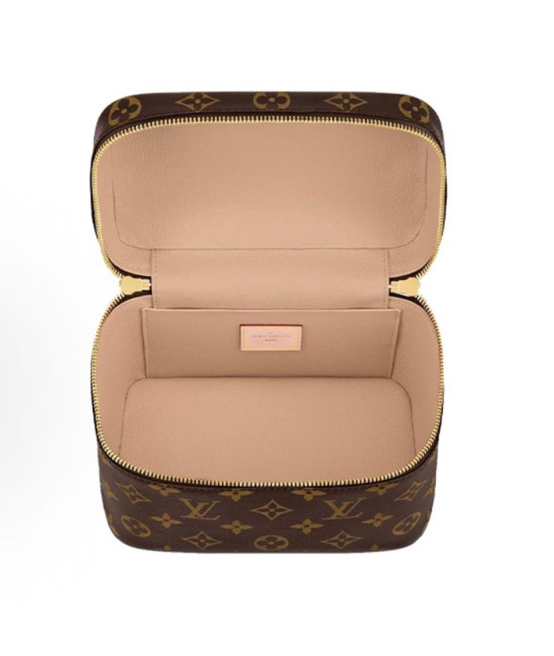 LOUIS VUITTON Коричневая сумка с короткими ручками, фото 4