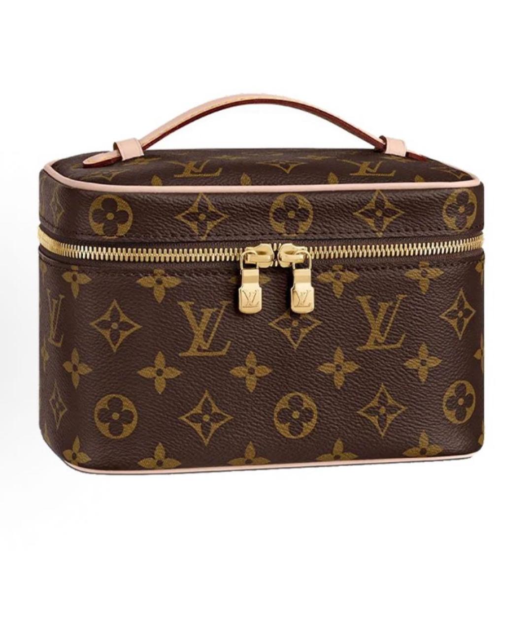 LOUIS VUITTON Коричневая сумка с короткими ручками, фото 1