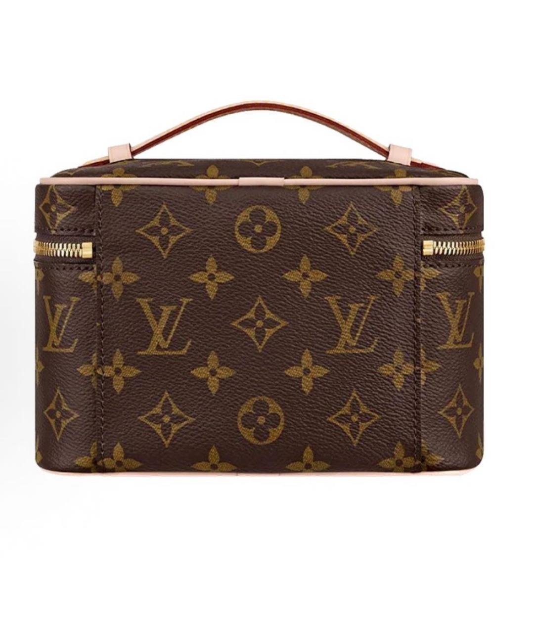 LOUIS VUITTON Коричневая сумка с короткими ручками, фото 3