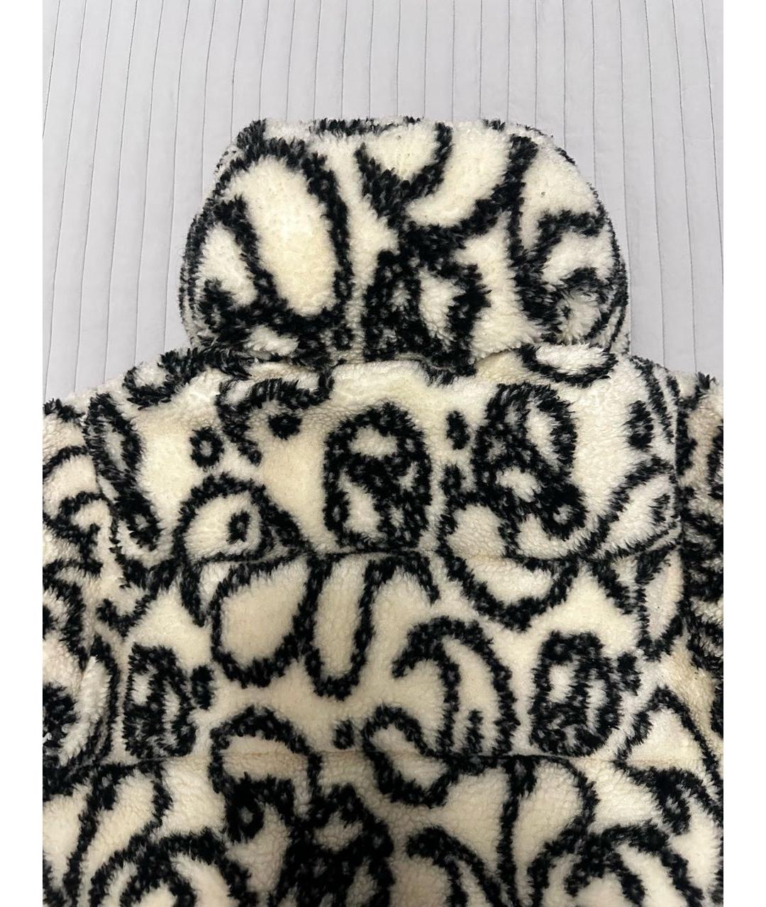 SANDRO Белая полиэстеровая шуба, фото 3