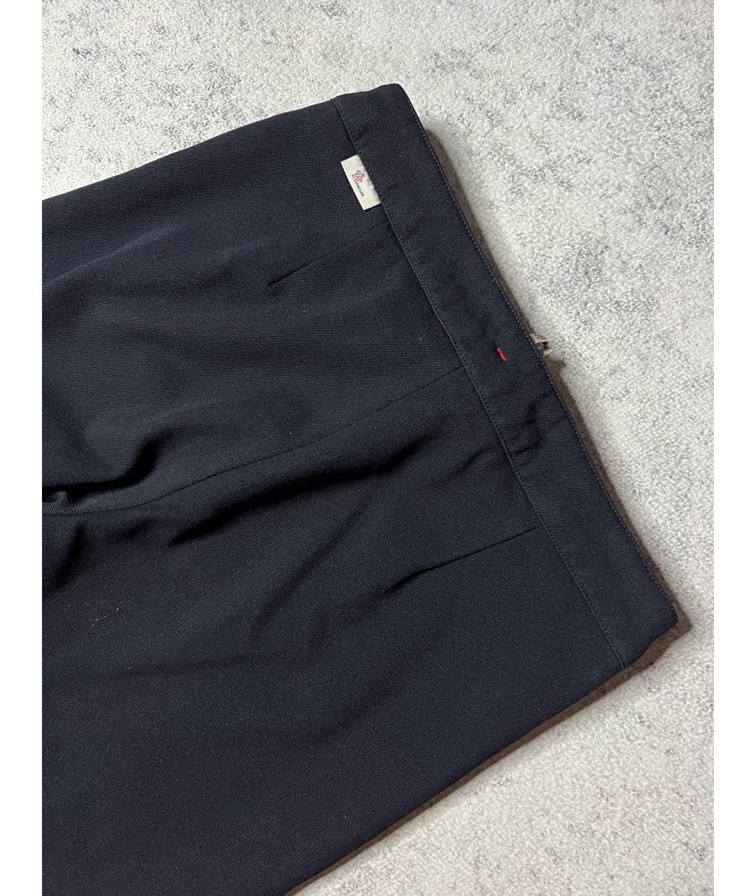 MONCLER GRENOBLE Темно-синие полиэстеровые леггинсы и велосипедки, фото 8