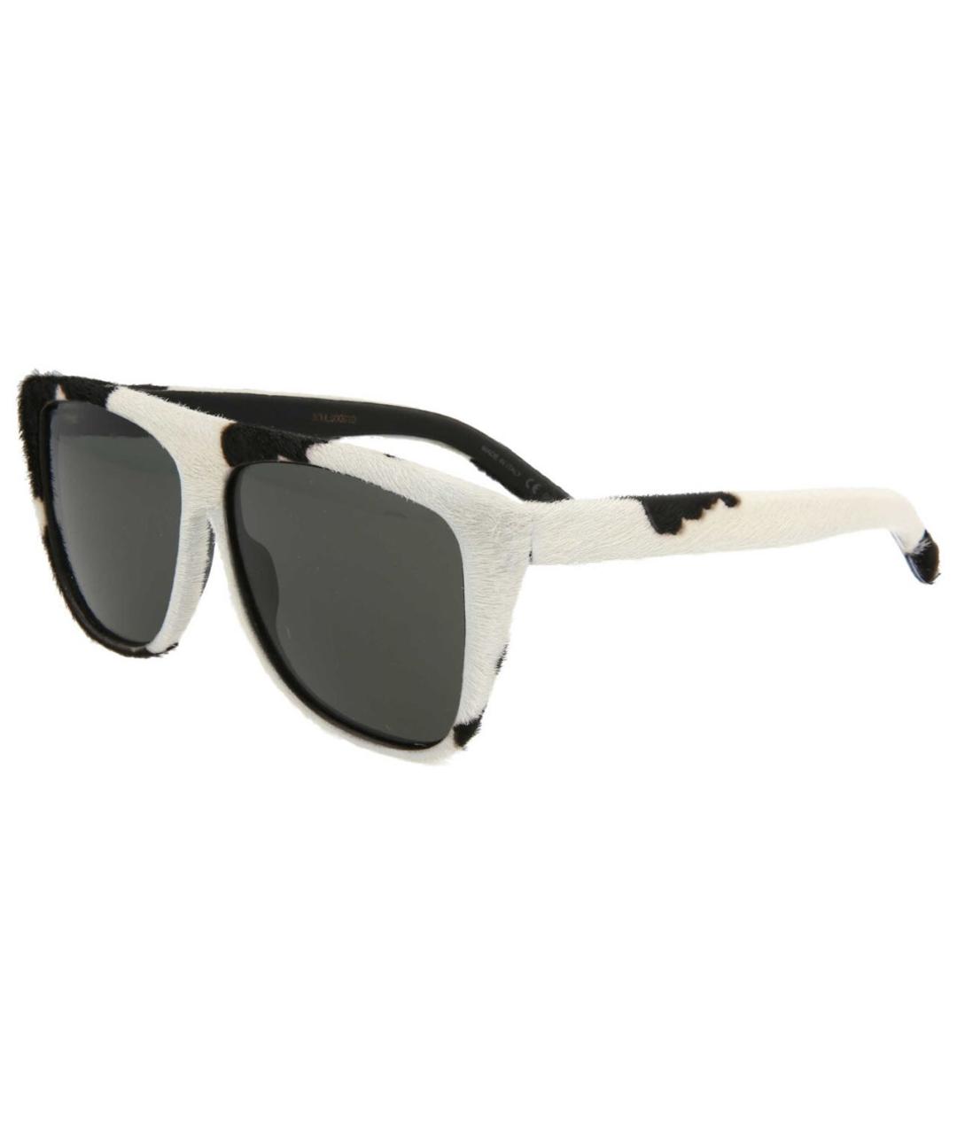 SAINT LAURENT Белые солнцезащитные очки, фото 2