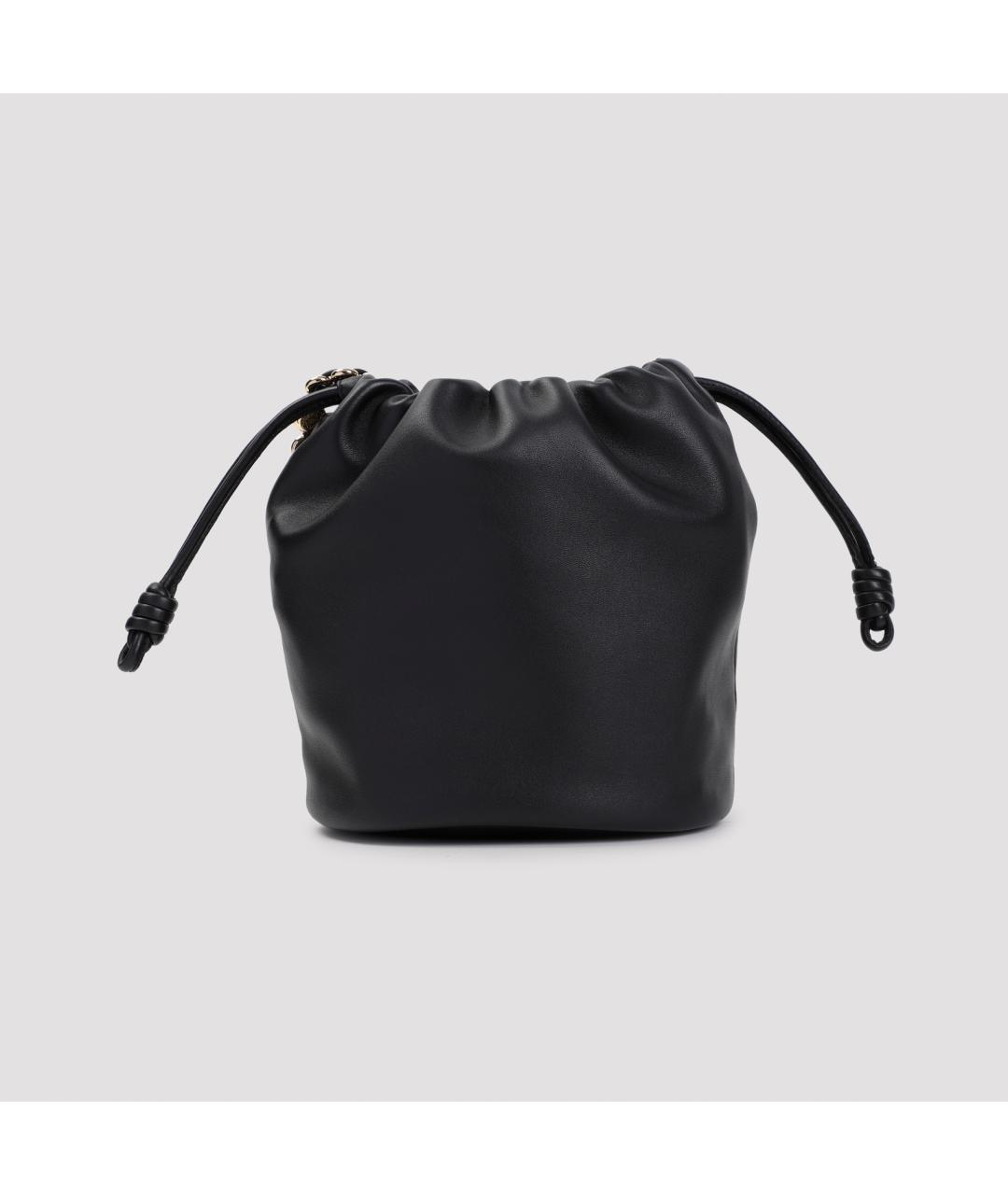 LOEWE Черная кожаная сумка через плечо, фото 4