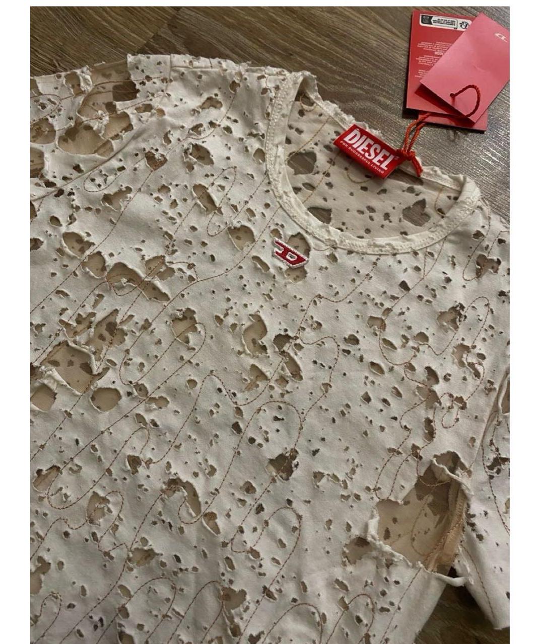 DIESEL Белая футболка, фото 4