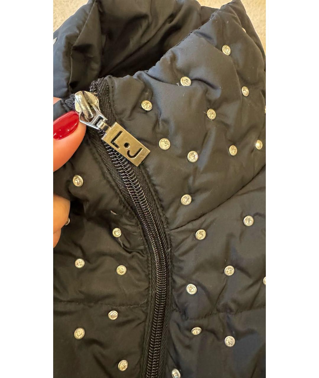 LIU JO Черная полиэстеровая куртка, фото 3