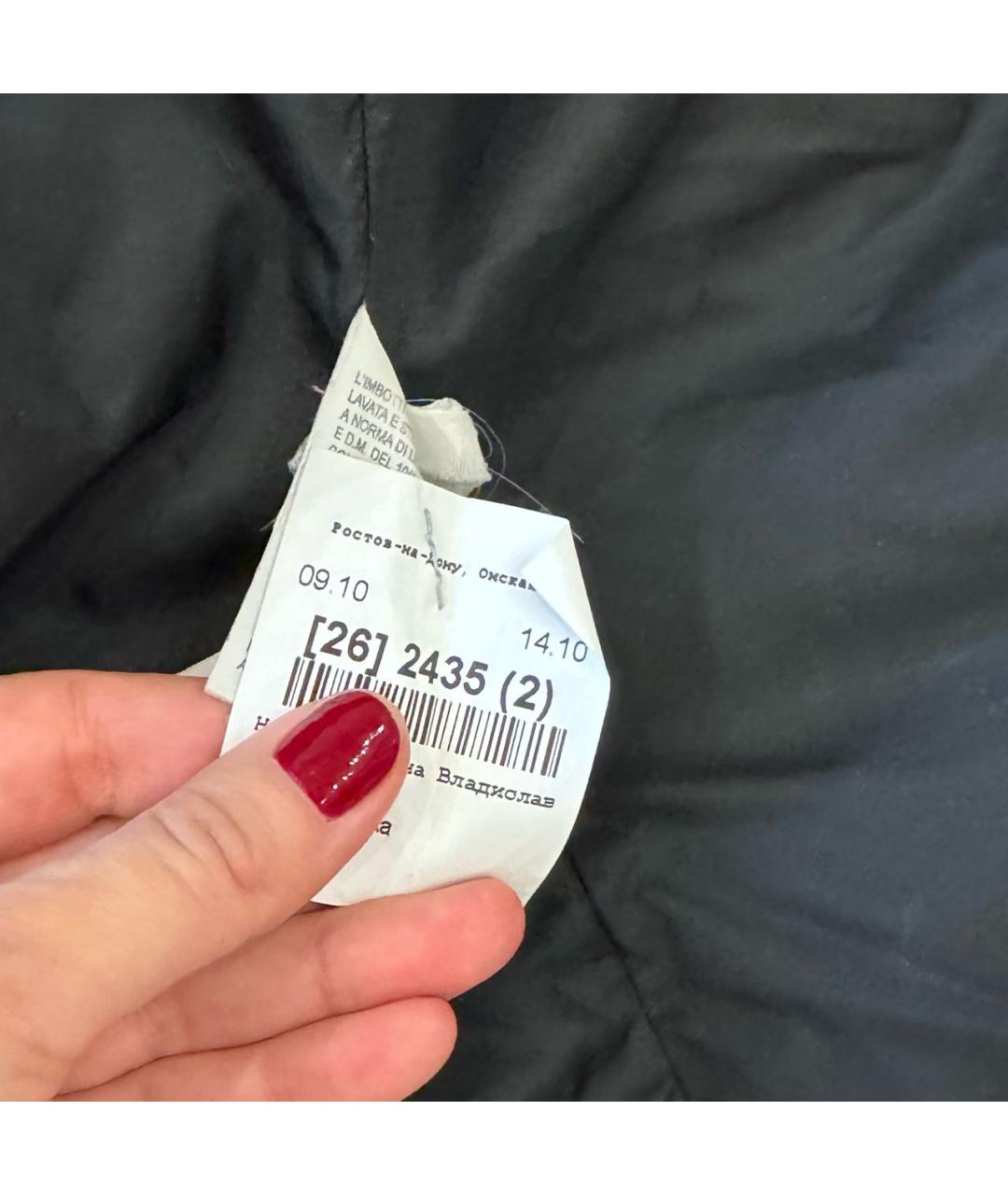 LIU JO Черная полиэстеровая куртка, фото 7