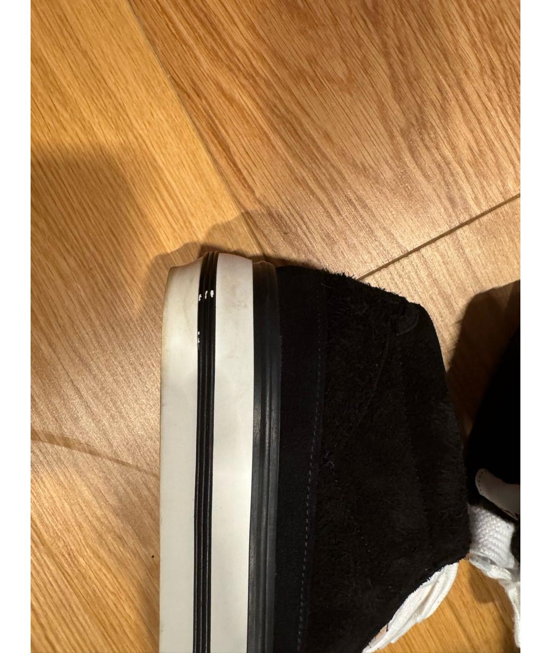 CHANEL Черные замшевые кеды, фото 5