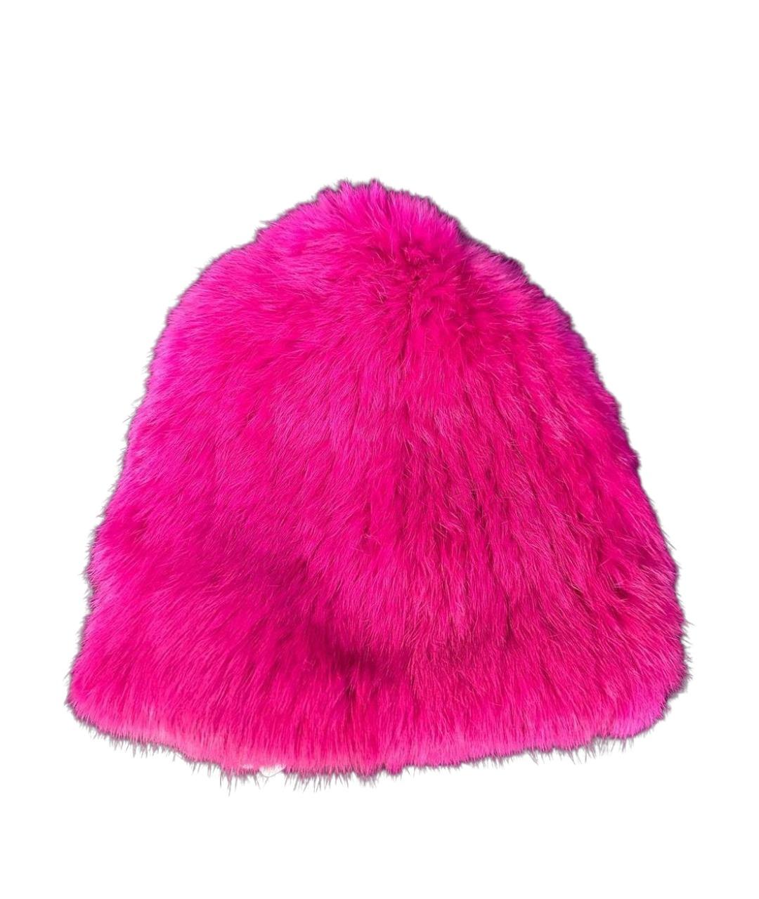 YVES SALOMON Фуксия шапка, фото 1