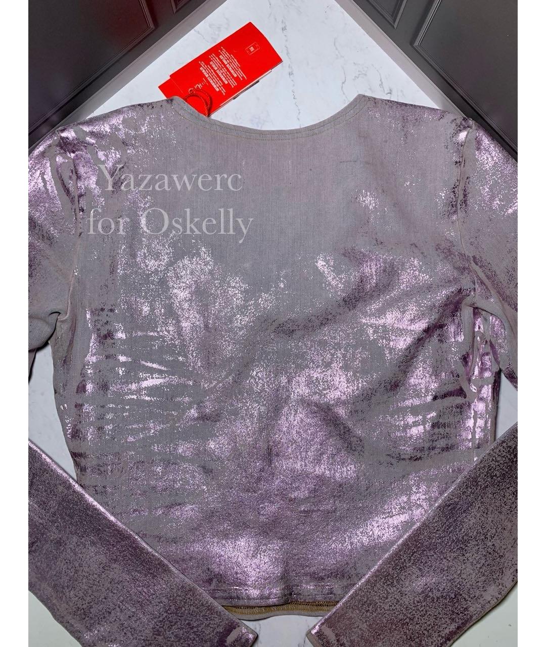 DIESEL Розовый хлопко-эластановый костюм с брюками, фото 8